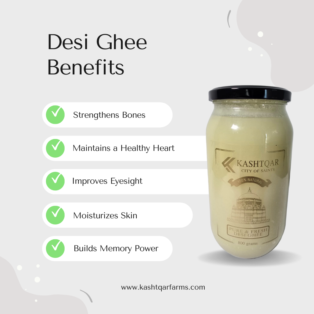 100% Pure Desi Ghee(Butter Based)