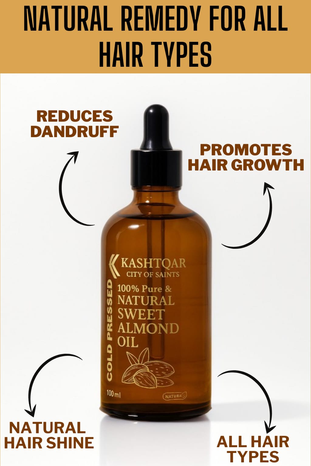 Almond Oil - Cold Pressed (100ml)