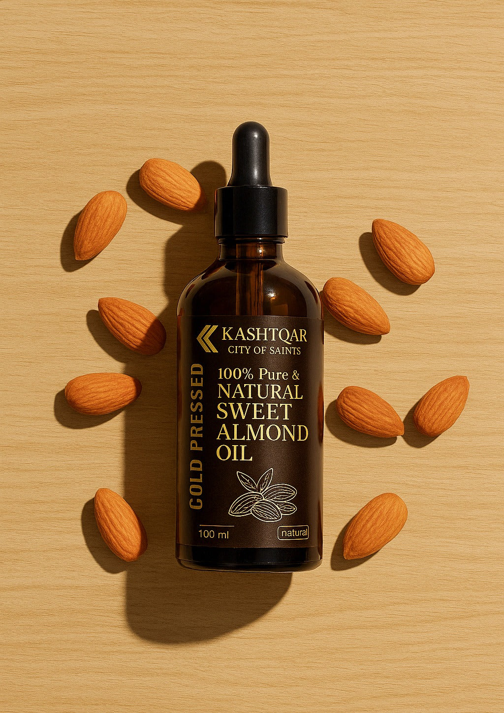 Almond Oil - Cold Pressed (100ml)
