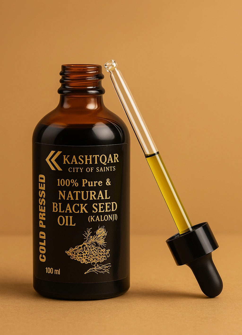 Black Seed (Kalonji) Oil - Cold Pressed (100ml)