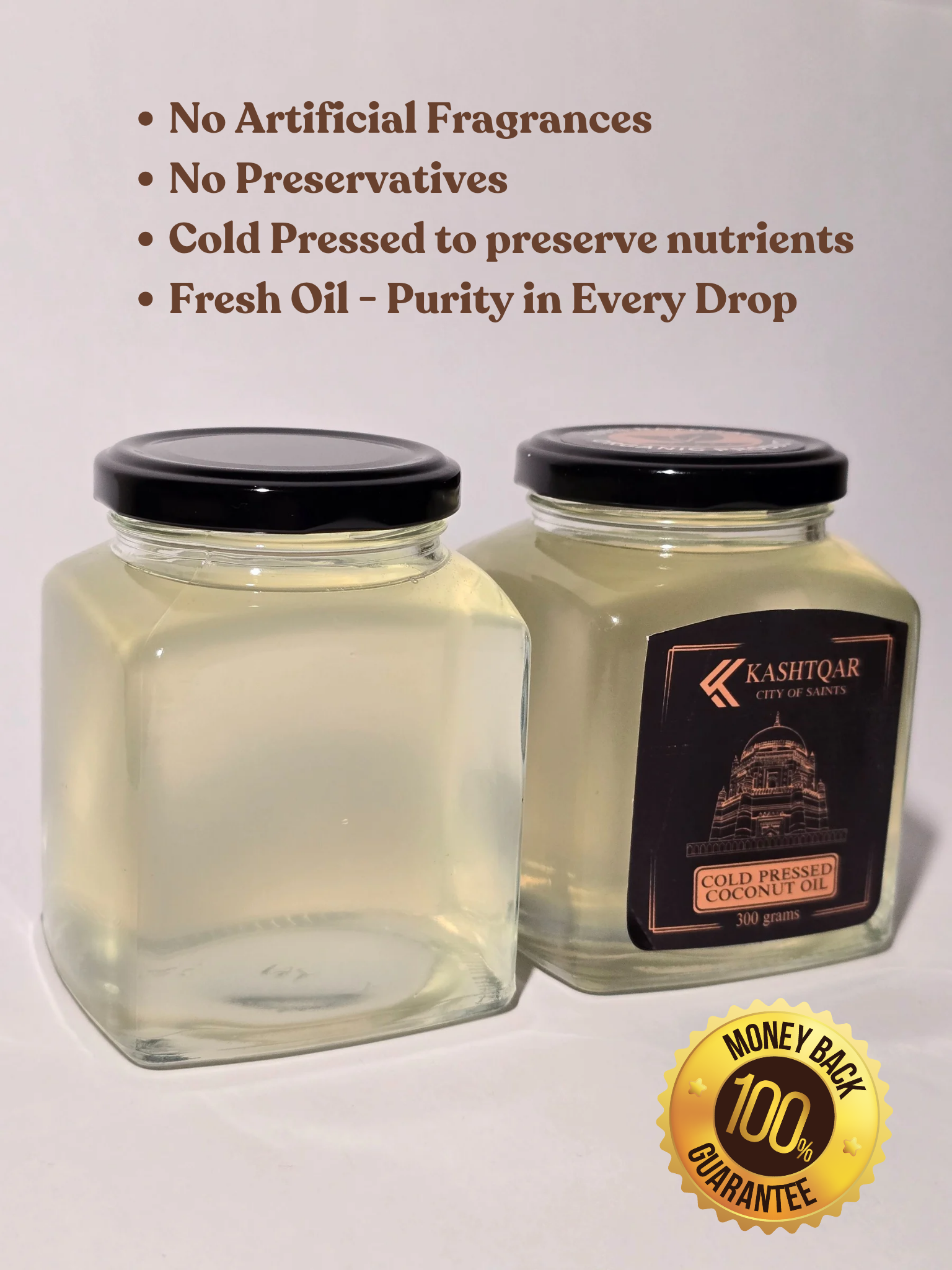 Coconut Oil - Cold Pressed (300g)